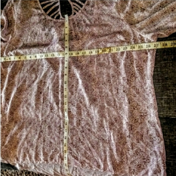 Rush Top Size 3X Sheer High Low Tunic NWT - Picture 11 of 12